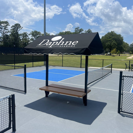 SunTrends Cabana Bench 8 - CB - 8 CB-8-SF-SM-FG - Play and Sync