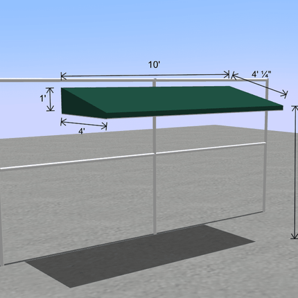 SunTrends Fence Cabana Slim - FC - S - FG FC-S-FG - Play and Sync