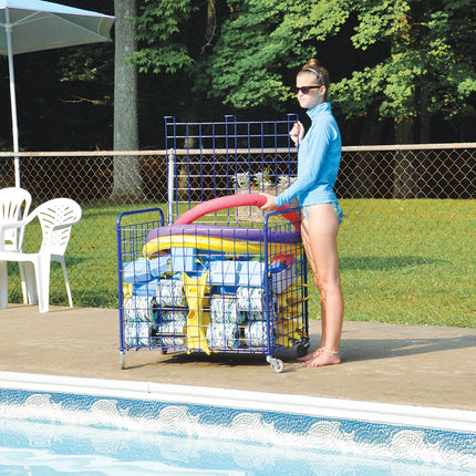 Jaypro Sports Ball Cart - ToteMaster Mini (12 Ball) (Blue) | TE-30