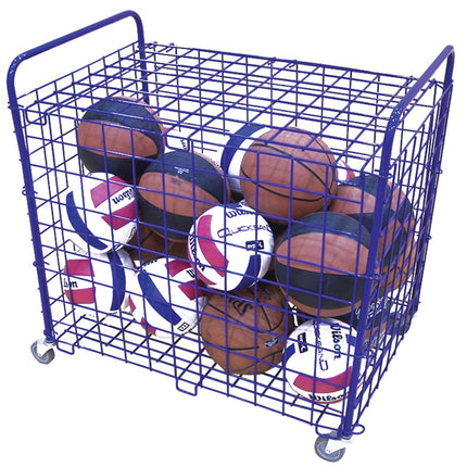 Jaypro Sports Ball Cart - ToteMaster Open Top (33 Ball) (Blue) | TE-PE01