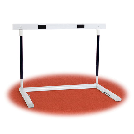 Jaypro Sports Hurdle with Easy Height Adjustment with Adjustable, Spring-loaded Pullover Weights (Collegiate) TFH-C - Play and Sync