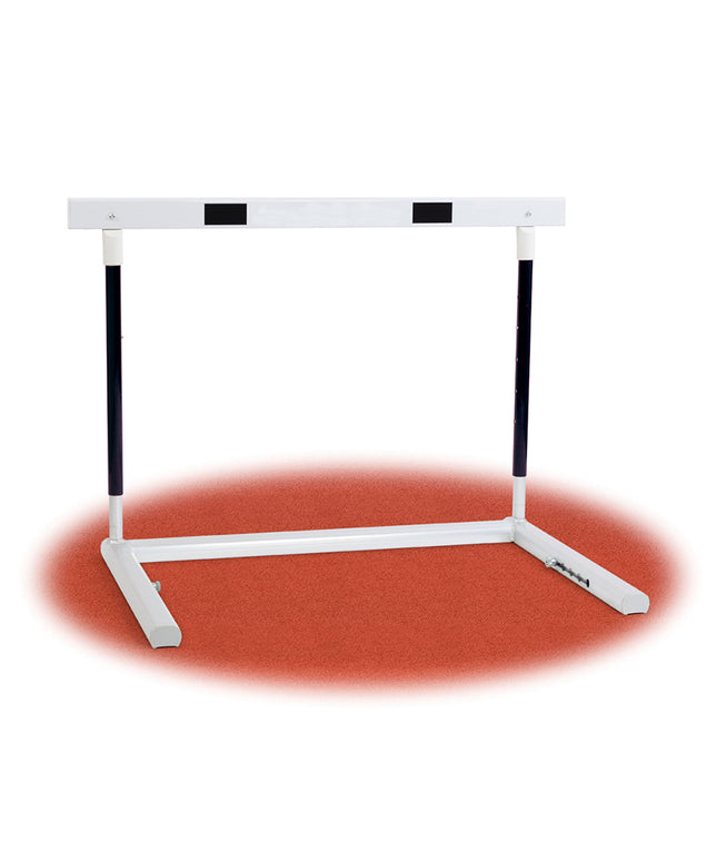 Jaypro Sports Hurdle with Easy Height Adjustment with Adjustable, Spring-loaded Pullover Weights (Collegiate) TFH-C - Play and Sync
