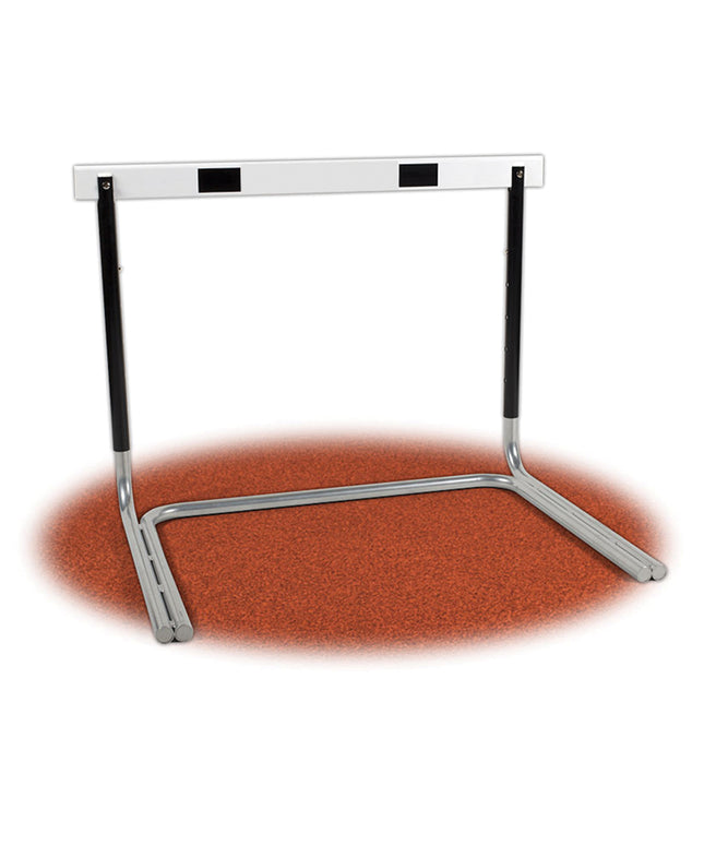 Jaypro Sports Rocker Hurdle with Easy Height Adjustment (High School) - Meets NFHS Pullover Weights TFRH-HS - Play and Sync
