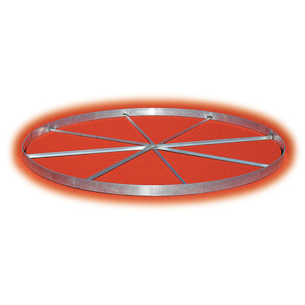 Jaypro Sports Shot Cage - Webbed Shot/Hammer Rings - Aluminum - Official (7 ft. Diameter) TFTC-SHC - Play and Sync