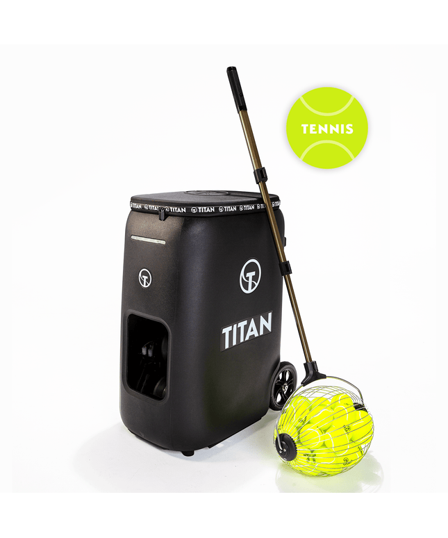 Titan Rolling Tennis Ball Collector  - Play and Sync