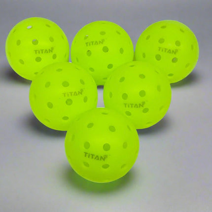 Titan T40 Outdoor Pickleballs – 50 Pack  - Play and Sync