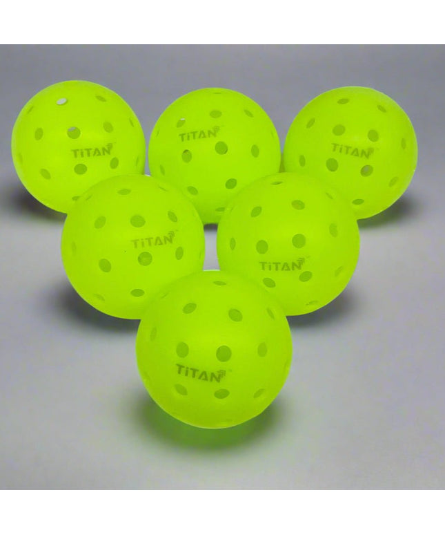 Titan T40 Outdoor Pickleballs – 50 Pack  - Play and Sync