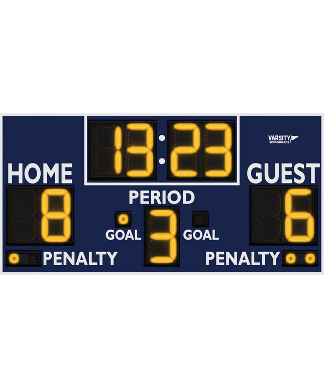 Varsity Scoreboards 1332 Hockey/Lacrosse Scoreboard - Outdoor 1332-22 - Play and Sync
