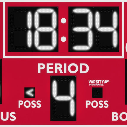 Varsity Scoreboards 2230 Basketball/Multisport Scoreboard - Indoor 2230-22 - Play and Sync