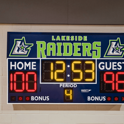 Varsity Scoreboards 2236 Basketball/Multisport Scoreboard 2236-22 - Play and Sync