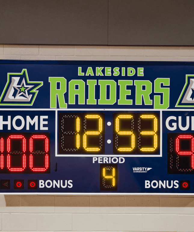 Varsity Scoreboards 2236 Basketball/Multisport Scoreboard 2236-22 - Play and Sync