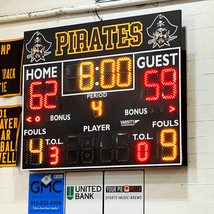 Varsity Scoreboards 2246 Basketball/Multisport Scoreboard 2246-22 - Play and Sync