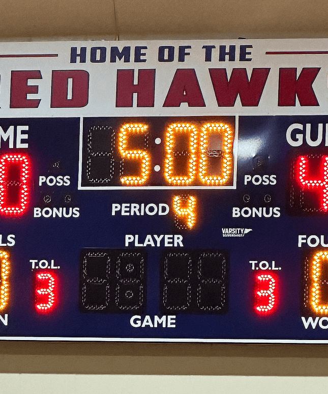 Varsity Scoreboards 2248 Basketball/Multisport Scoreboard 2248-22 - Play and Sync