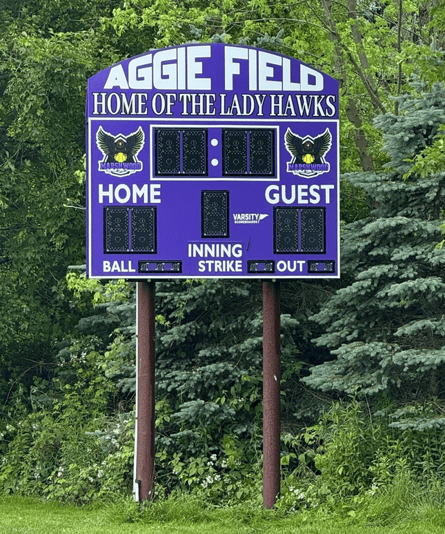 Varsity Scoreboards 3312 Baseball/Softball Scoreboard 3312-22 - Play and Sync