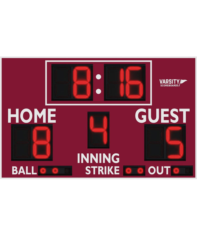 Varsity Scoreboards 3312 Baseball/Softball Scoreboard 3312-22 - Play and Sync