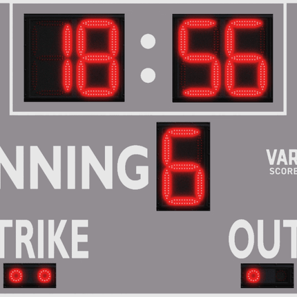 Varsity Scoreboards 3315 Baseball/Softball Scoreboard 3315-22 - Play and Sync