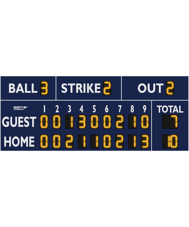 Varsity Scoreboards 3320 Baseball/Softball Scoreboard 3320-22 - Play and Sync