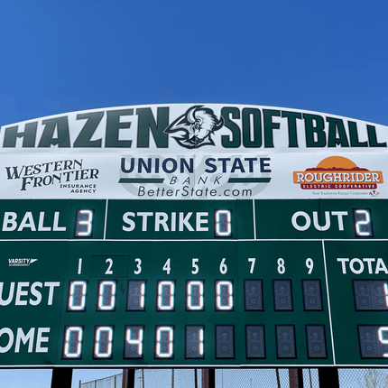 Varsity Scoreboards 3320 Baseball/Softball Scoreboard 3320-22 - Play and Sync