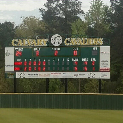 Varsity Scoreboards 3336 Baseball/Softball Scoreboard 3336-22 - Play and Sync