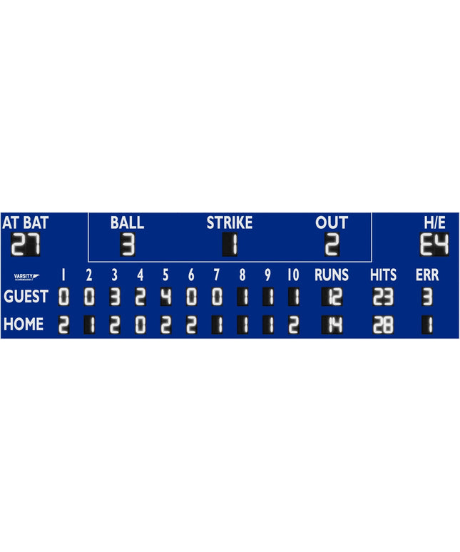 Varsity Scoreboards 3336 Baseball/Softball Scoreboard 3336-22 - Play and Sync