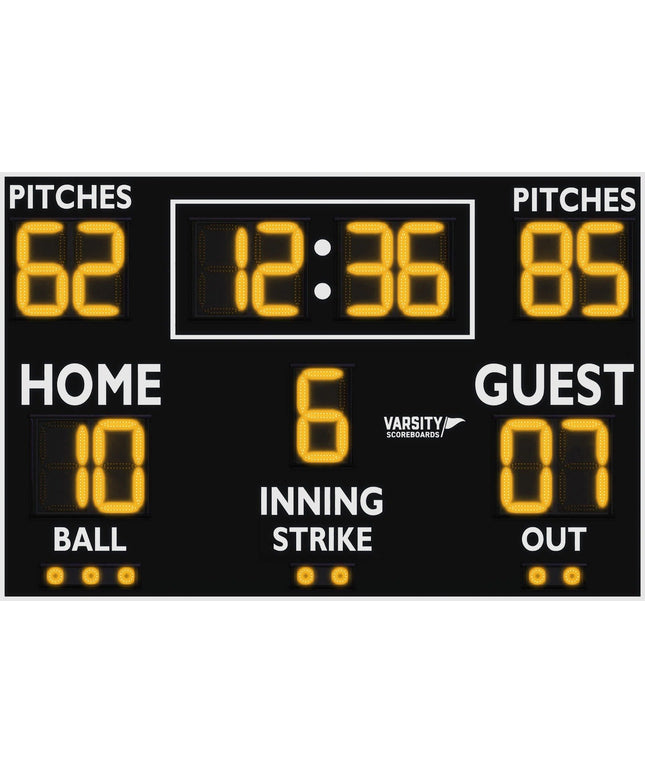 Varsity Scoreboards 3355 Baseball/Softball Scoreboard 3355-22 - Play and Sync