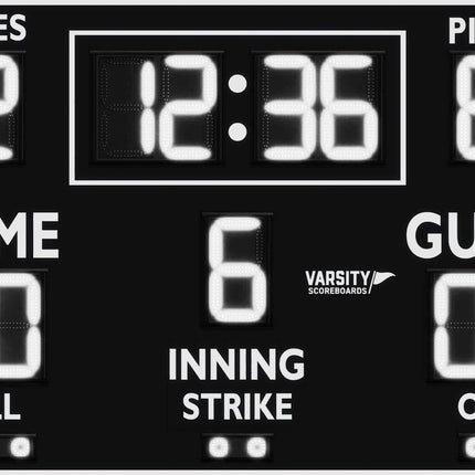Varsity Scoreboards 3355 Baseball/Softball Scoreboard 3355-22 - Play and Sync