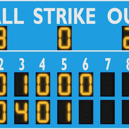 Varsity Scoreboards 3358 Baseball/Softball Scoreboard 3358-22 - Play and Sync