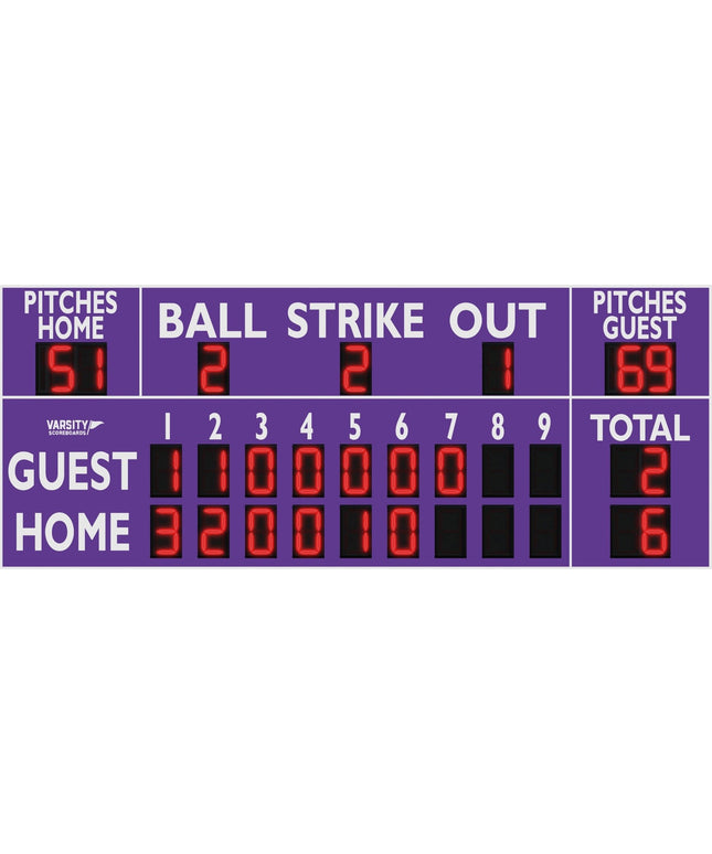 Varsity Scoreboards 3359 Baseball/Softball Scoreboard 3359-22 - Play and Sync