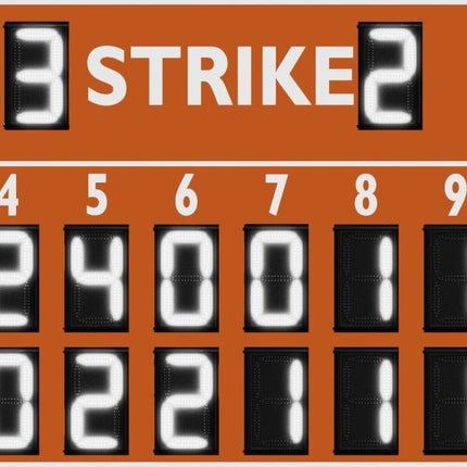 Varsity Scoreboards 3394 Baseball/Softball Scoreboard 3394-22 - Play and Sync