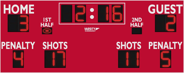 Varsity Scoreboards 3420 Soccer Scoreboard 3420-22 - Play and Sync