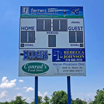 Varsity Scoreboards 3430 Soccer Scoreboard 3430-22 - Play and Sync