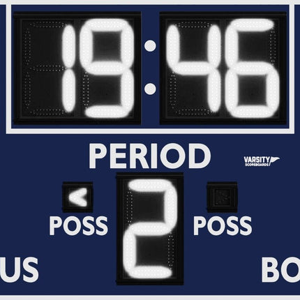 Varsity Scoreboards 3432 Basketball/Multisport Scoreboard - Outdoor 3432-22 - Play and Sync