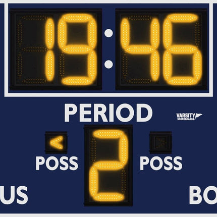 Varsity Scoreboards 3432 Basketball/Multisport Scoreboard - Outdoor 3432-22 - Play and Sync