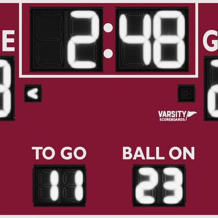 Varsity Scoreboards 7450 Football Scoreboard 7450-22 - Play and Sync