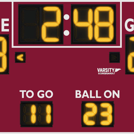 Varsity Scoreboards 7450 Football Scoreboard 7450-22 - Play and Sync