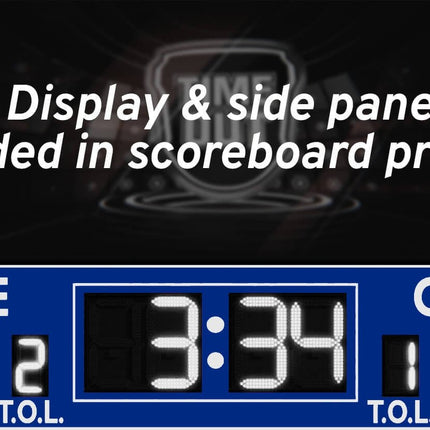 Varsity Scoreboards 7460 Football Scoreboard 7460-22 - Play and Sync