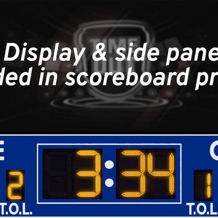 Varsity Scoreboards 7460 Football Scoreboard 7460-22 - Play and Sync