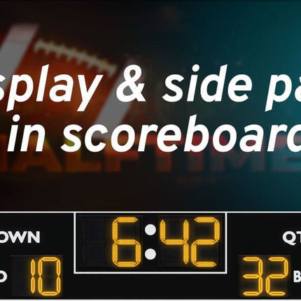 Varsity Scoreboards 7466 Football Scoreboard 7466-22 - Play and Sync
