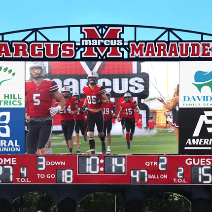 Varsity Scoreboards 7466 Football Scoreboard 7466-22 - Play and Sync