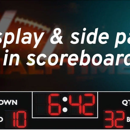 Varsity Scoreboards 7469 Football Scoreboard 7469-22 - Play and Sync