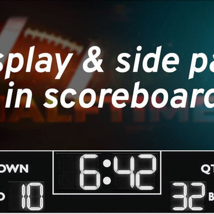 Varsity Scoreboards 7469 Football Scoreboard 7469-22 - Play and Sync