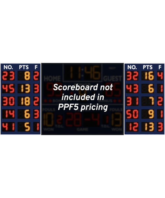 Varsity Scoreboards PPF5 Player/Points/Fouls Panels PPF5-22 - Play and Sync