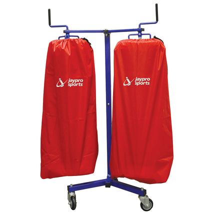 Jaypro Sports Volleyball Net Storage Rack - Net Keeper - Double Net VNK22 - Play and Sync