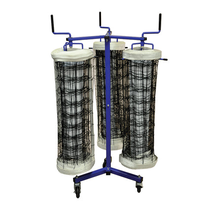 Jaypro Sports Volleyball Net Storage Rack - Net Keeper - Triple Net VNK33 - Play and Sync
