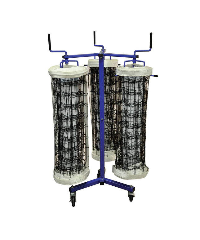 Jaypro Sports Volleyball Net Storage Rack - Net Keeper - Triple Net VNK33 - Play and Sync