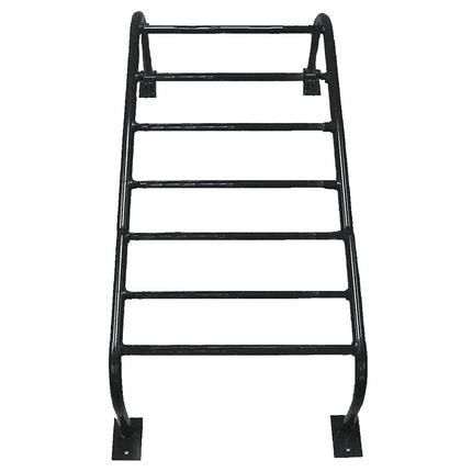 Jaypro Sports Climbing Ladder - Vertical - Wall-Mounted (Black) WVL-7 - Play and Sync