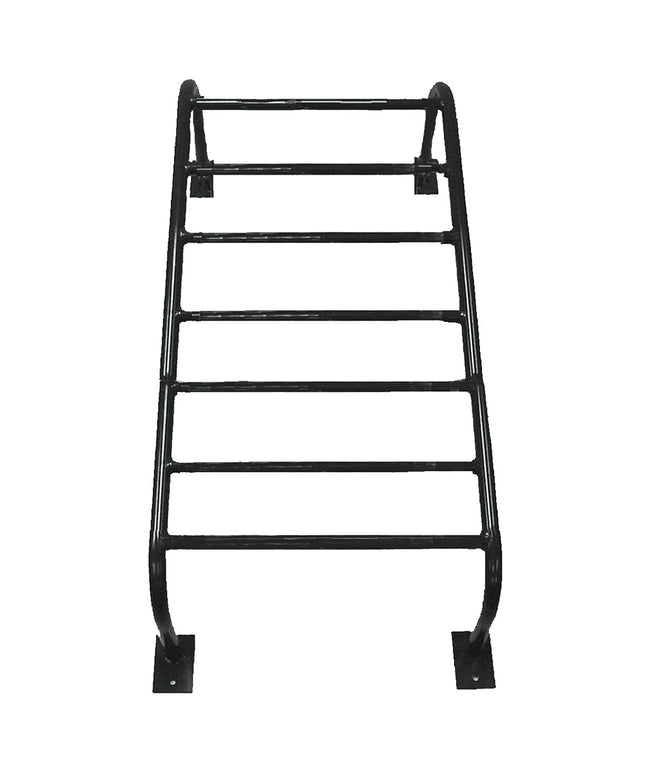 Jaypro Sports Climbing Ladder - Vertical - Wall-Mounted (Black) WVL-7 - Play and Sync